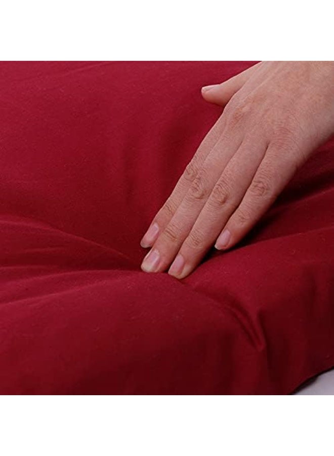 Wheelchair Cushion, Pain Relief, with Armrest Cover. Supports tailbone and back, Non-slip (Red) - Image 4